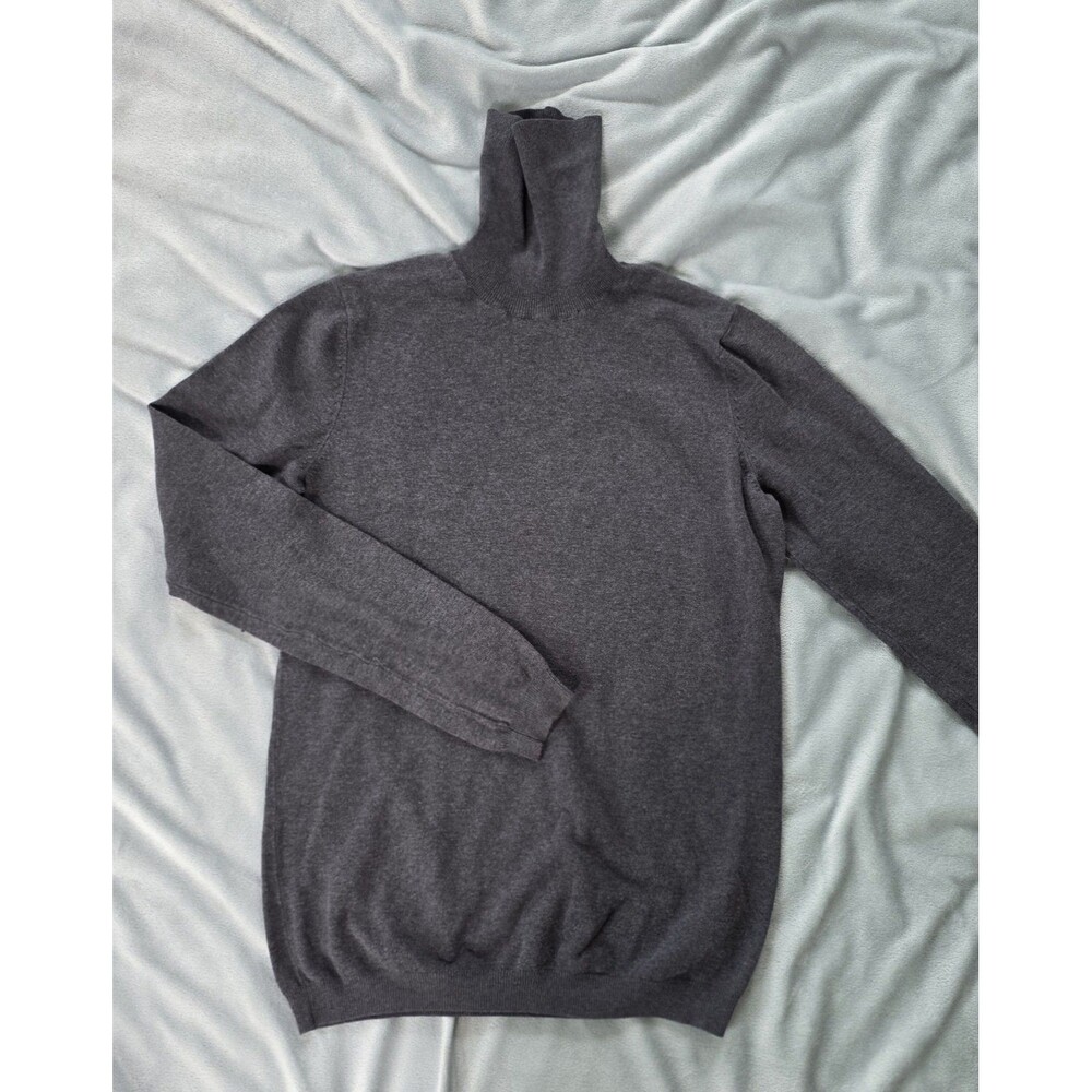 NWT Gap Womens Charcoal Gray Soft Turtleneck Sweater Small